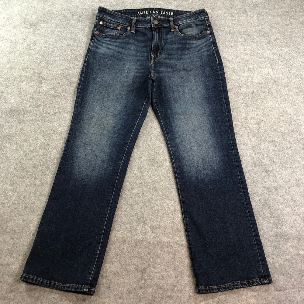American Eagle Original Bootcut Mens Jeans 33x30 (fits 33x29) Airflex+ Stretch